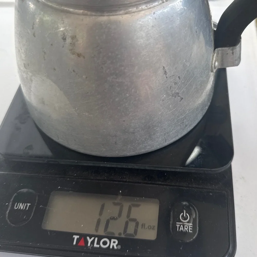 Wear-Ever Drip Coffee Pot OS Silver Good Vintage Aluminum Mid-Century USA